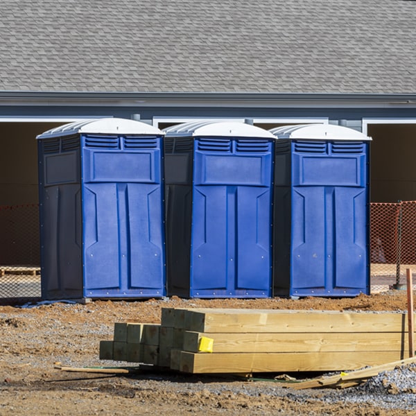 how do you ensure the portable restrooms are secure and safe from vandalism during an event in Center